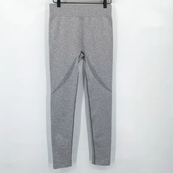 ECHT Arise‎ Seamless Leggings High Rise in Heather Gray Size Small - Picture 4 of 11